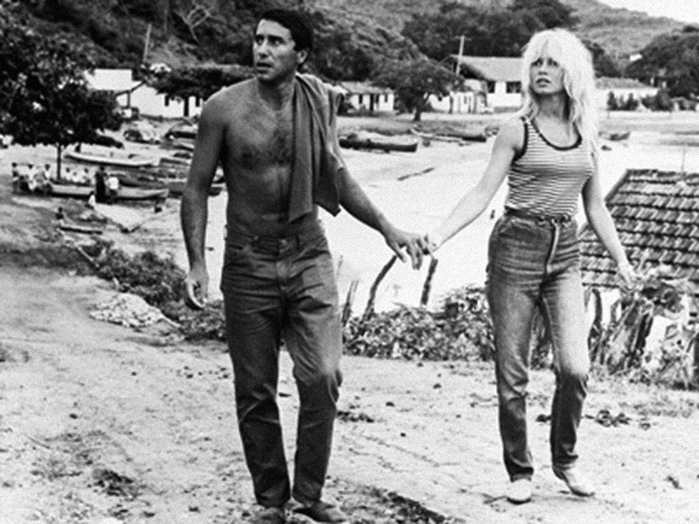 Brigitte Bardot em B&uacute;zios no ano de 1964