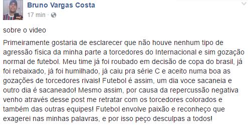 Bruno Vargas da Costa, torcedor do Fluminense