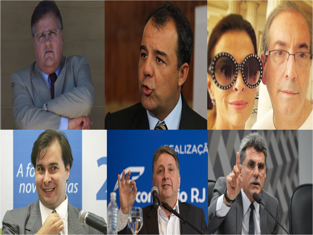 Começou a votação na enquete: Garotinho, Cláudia Cruz, Geddel, Rodrigo Maia, Jucá e Sérgio Cabral brigam pelo troféu de novembro