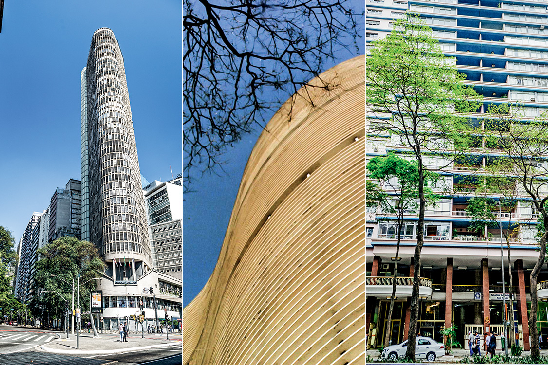 Esp&iacute;rito Cosmopolita &ndash; O Edif&iacute;cio It&aacute;lia (&agrave; esq.), do alem&atilde;o Franz Heep, o Copan, de Oscar Niemeyer (ao centro), e o Louvre (&agrave; dir.), do arquiteto e construtor Jo&atilde;o Artacho Jurado, marcos urban&iacute;sticos de S&atilde;o Paulo: nos anos 50, o mercado imobili&aacute;rio era, segundo Juste Lores, t&atilde;o vibrante e criativo quanto &eacute; hoje o Vale do Sil&iacute;cio
