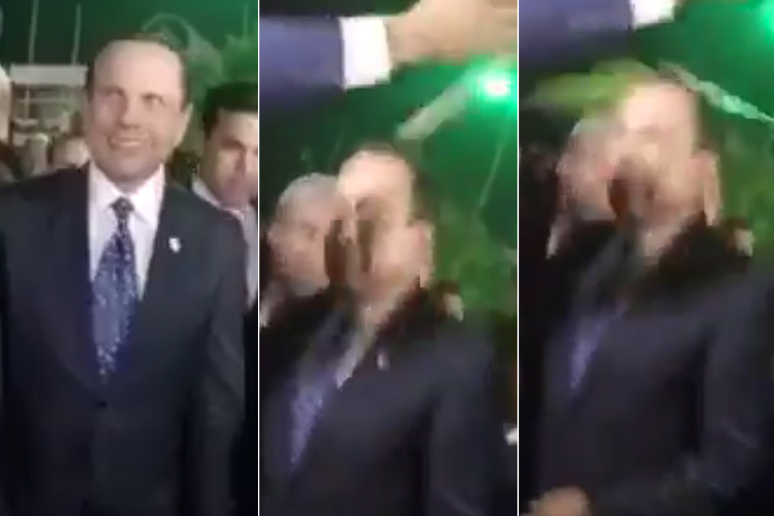 Prefeito João Dória leva ovada em Salvador