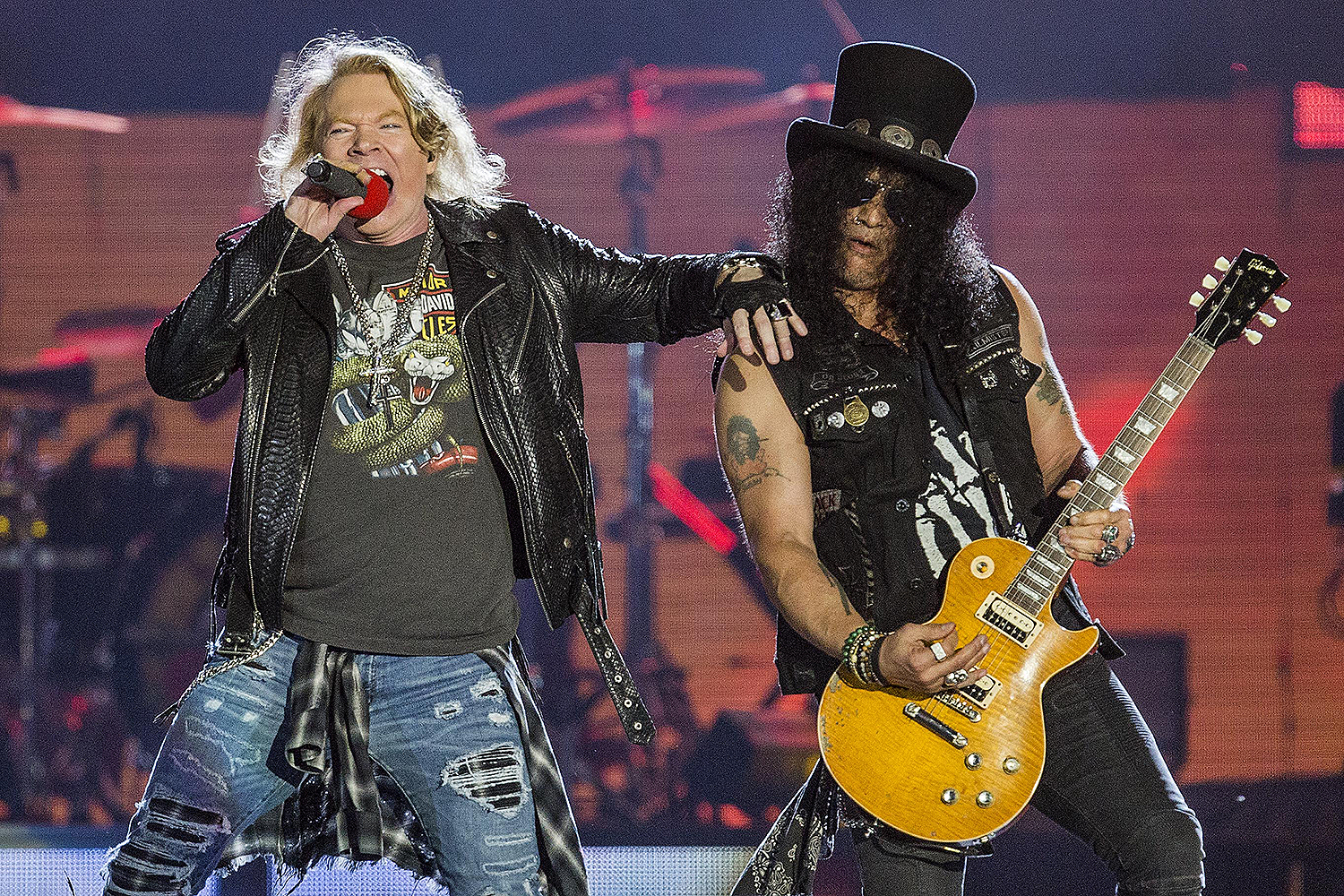 Axl Rose e Slash do Guns N’ Roses