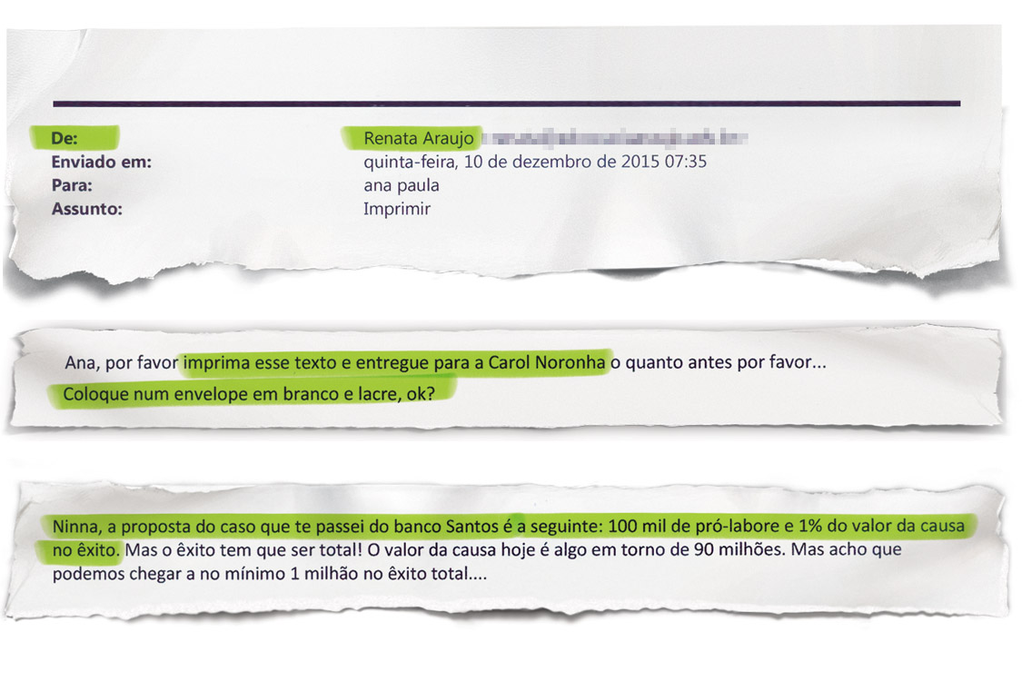Banco Santos &ndash; A Frangosul, uma das empresas da holding da JBS, havia sido condenada a pagar uma indeniza&ccedil;&atilde;o milion&aacute;ria sob a acusa&ccedil;&atilde;o de participar das fraudes que levaram &agrave; quebra do Banco Santos. A companhia recorreu ao Superior Tribunal de Justi&ccedil;a. O ministro Jo&atilde;o Ot&aacute;vio Noronha, pai de Anna Carolina, era o relator do processo. Ele negou um dos pedidos da empresa, mas n&atilde;o chegou a proferir a decis&atilde;o final