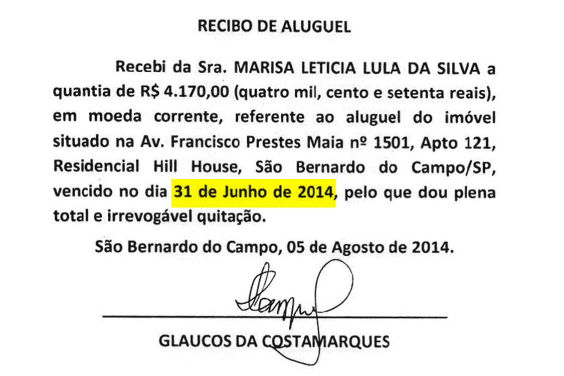 Datas fict&iacute;cias &ndash; Vencimentos do aluguel caem em dias que n&atilde;o existem