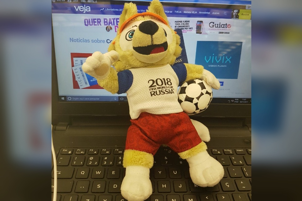Mascote da Copa do Mundo da R&uacute;ssia