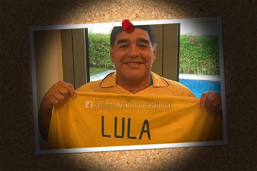 Maradona em defesa de Maduro e Lula