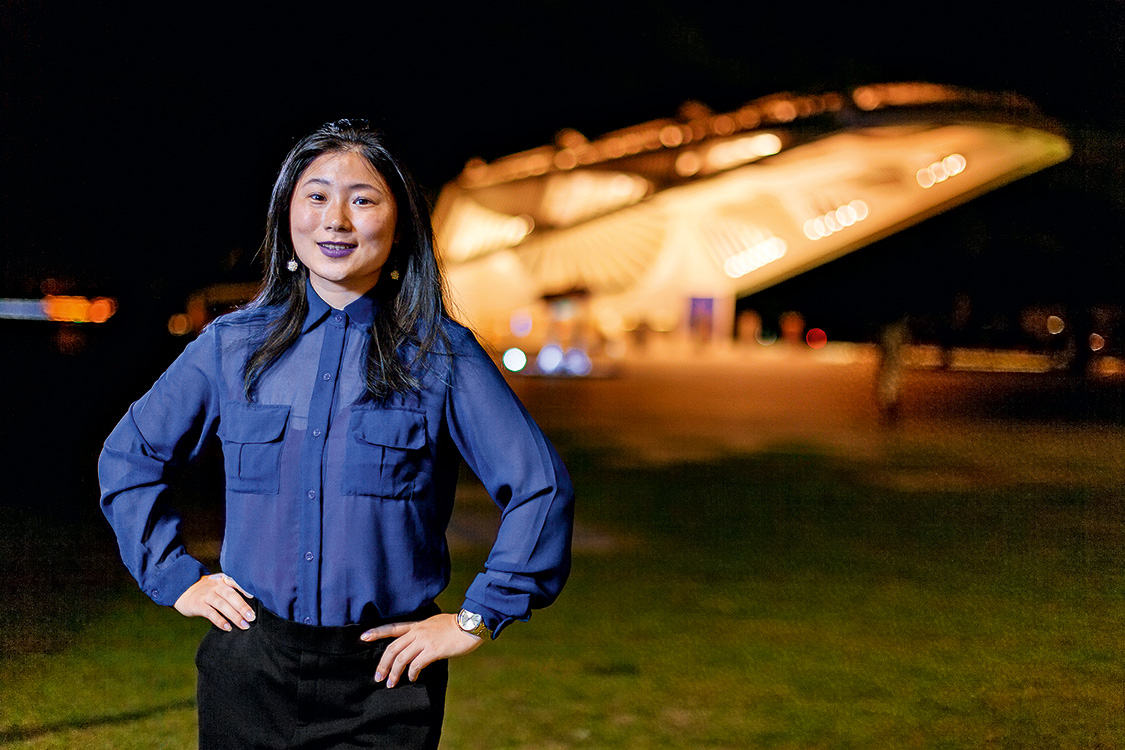 Conex&atilde;o &aacute;sia &ndash; Xiuwei Sun &eacute; gerente da Huawei, no Rio. Seu marido, brasileiro, trabalha na chinesa Sinopec