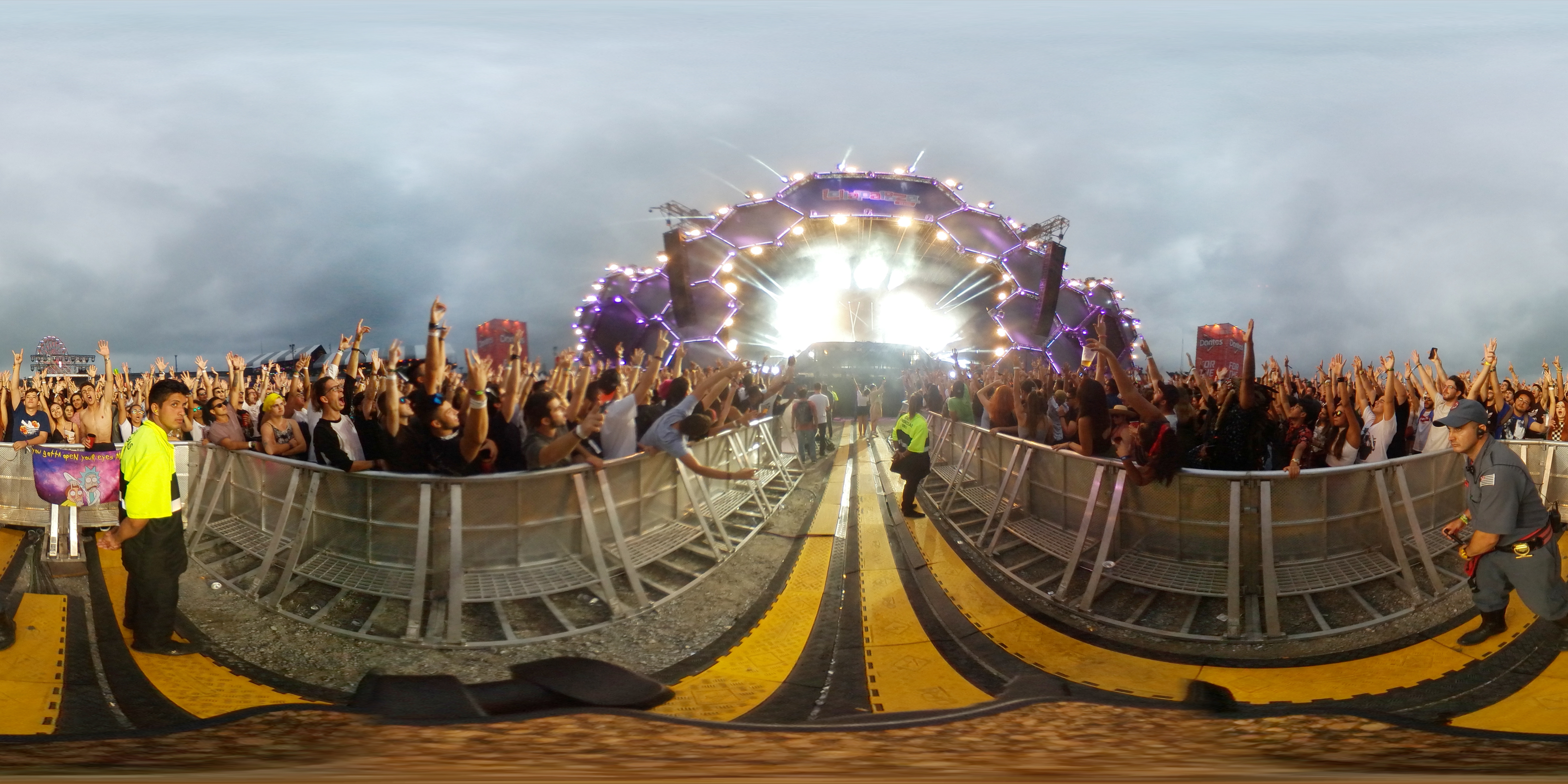 Vista do palco Perry no Lollapalooza 2018