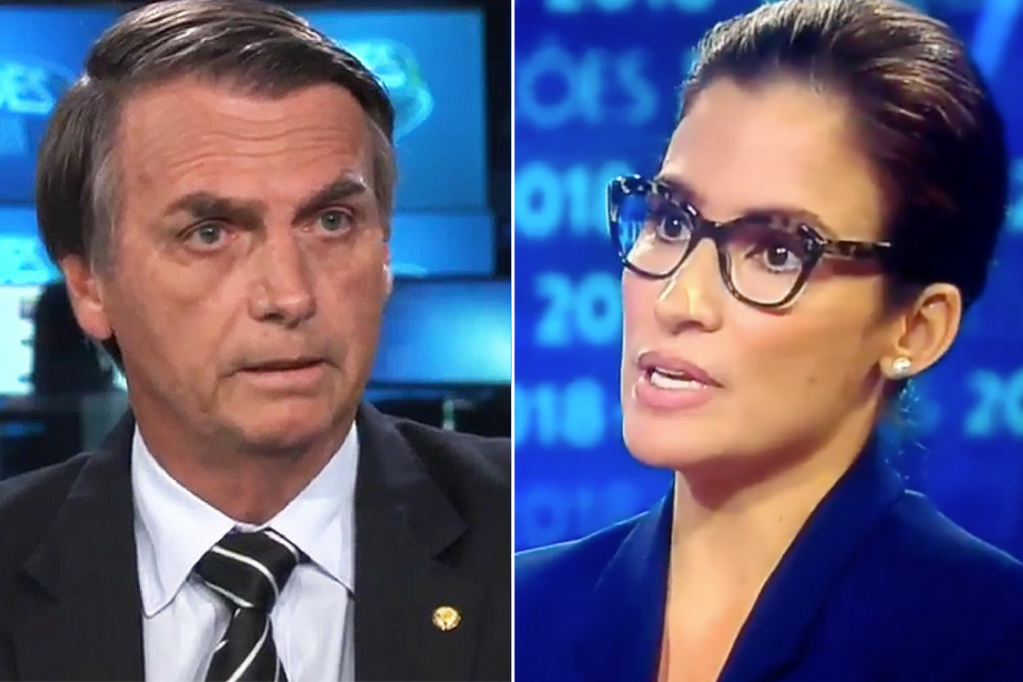 Bolsonaro X Renata Vasconcellos: o embate que tomou o Twitter
