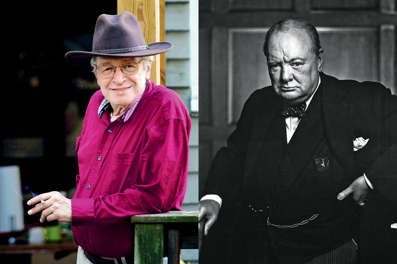 Olavo de Carvalho e Winston Churchill