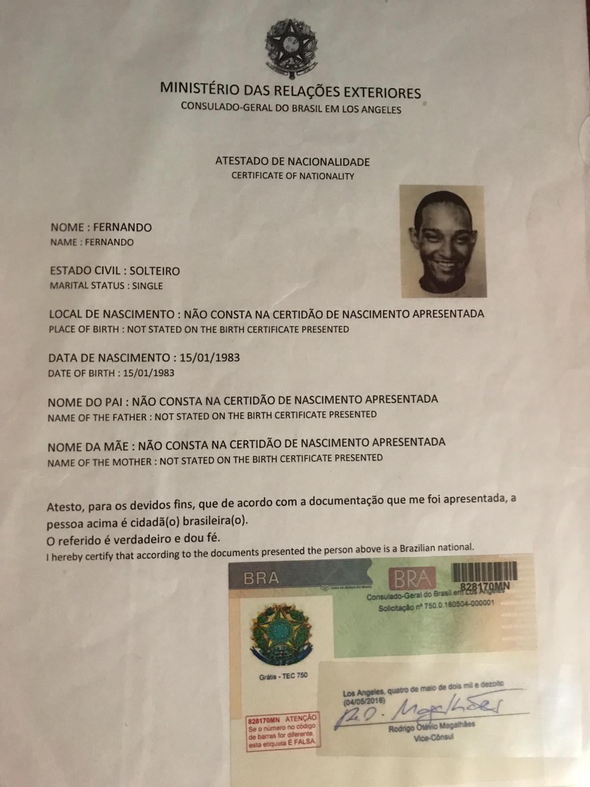 Paul &ndash; atestado de brasileiro