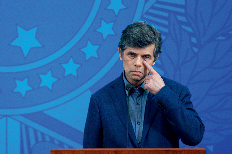 President Jair Bolsonaro Announces the New Ministry of Health Amidst the Coronavirus (COVID-19) Pandemic