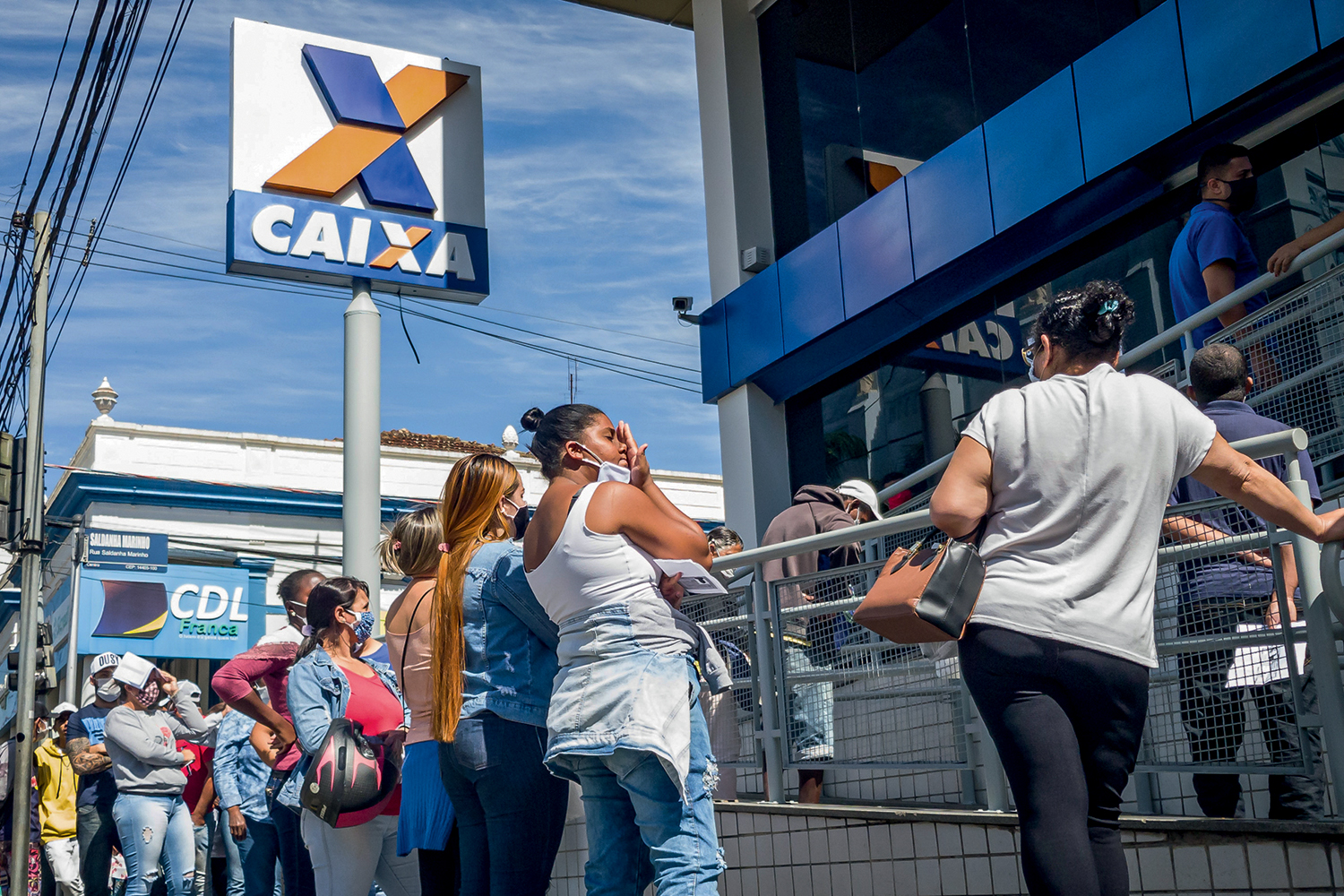 Bank Queues During The Covid-19 Pandemic In Brazil