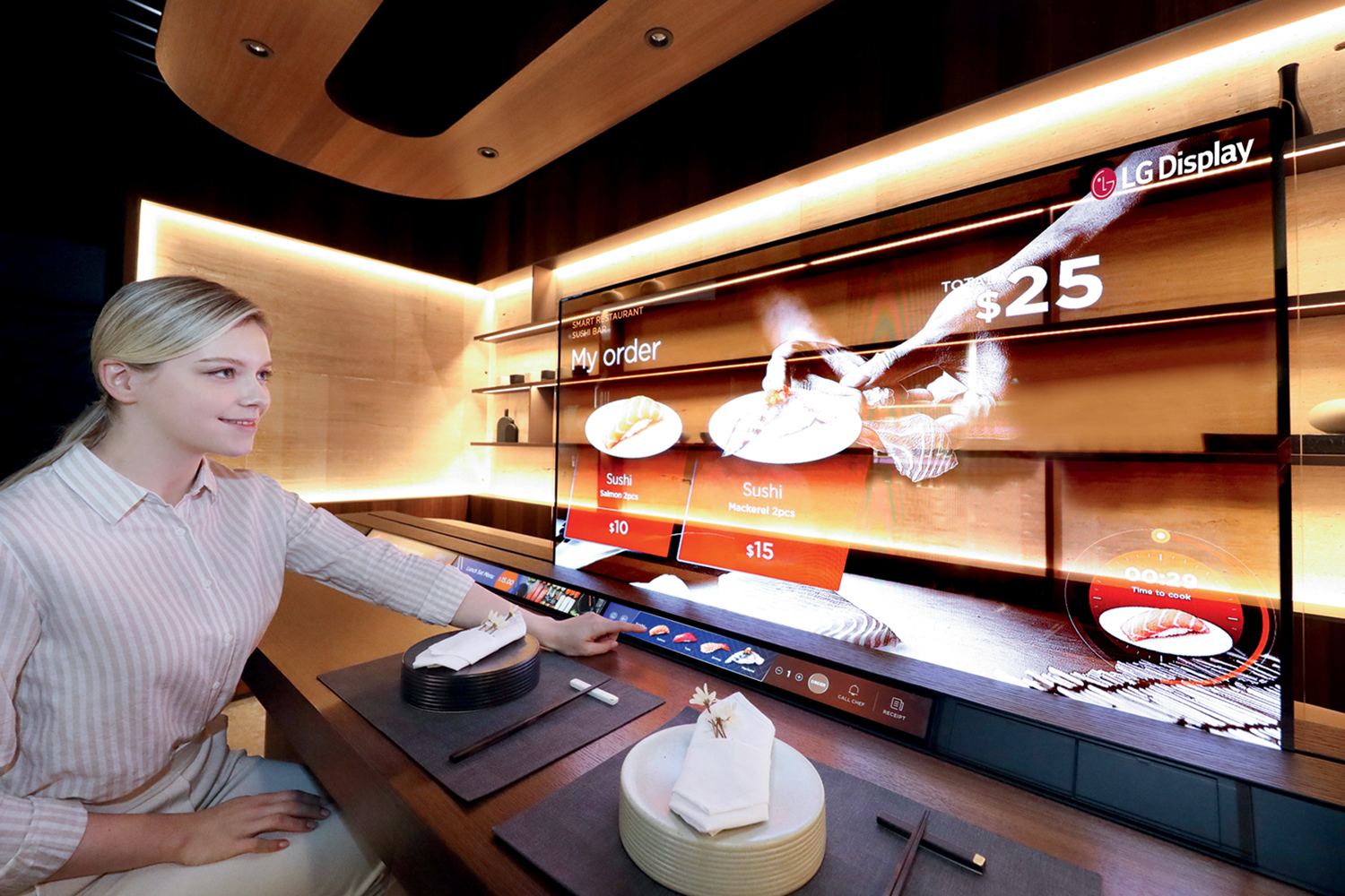 NO BALC&Atilde;O -&ensp;Nem parece TV: o aparelho n&atilde;o tira a profundidade do ambiente -