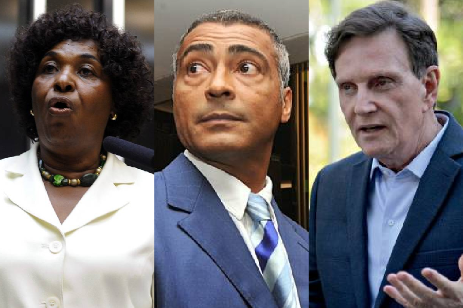 Benedita, Romário e Crivella: empate técnico por uma vaga ao Senado no Rio