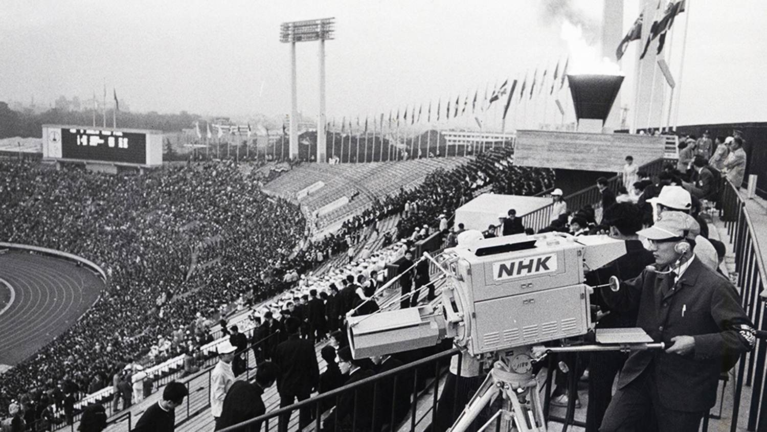 Separate Luminance Color Camera At Tokyo Olympics In 1964