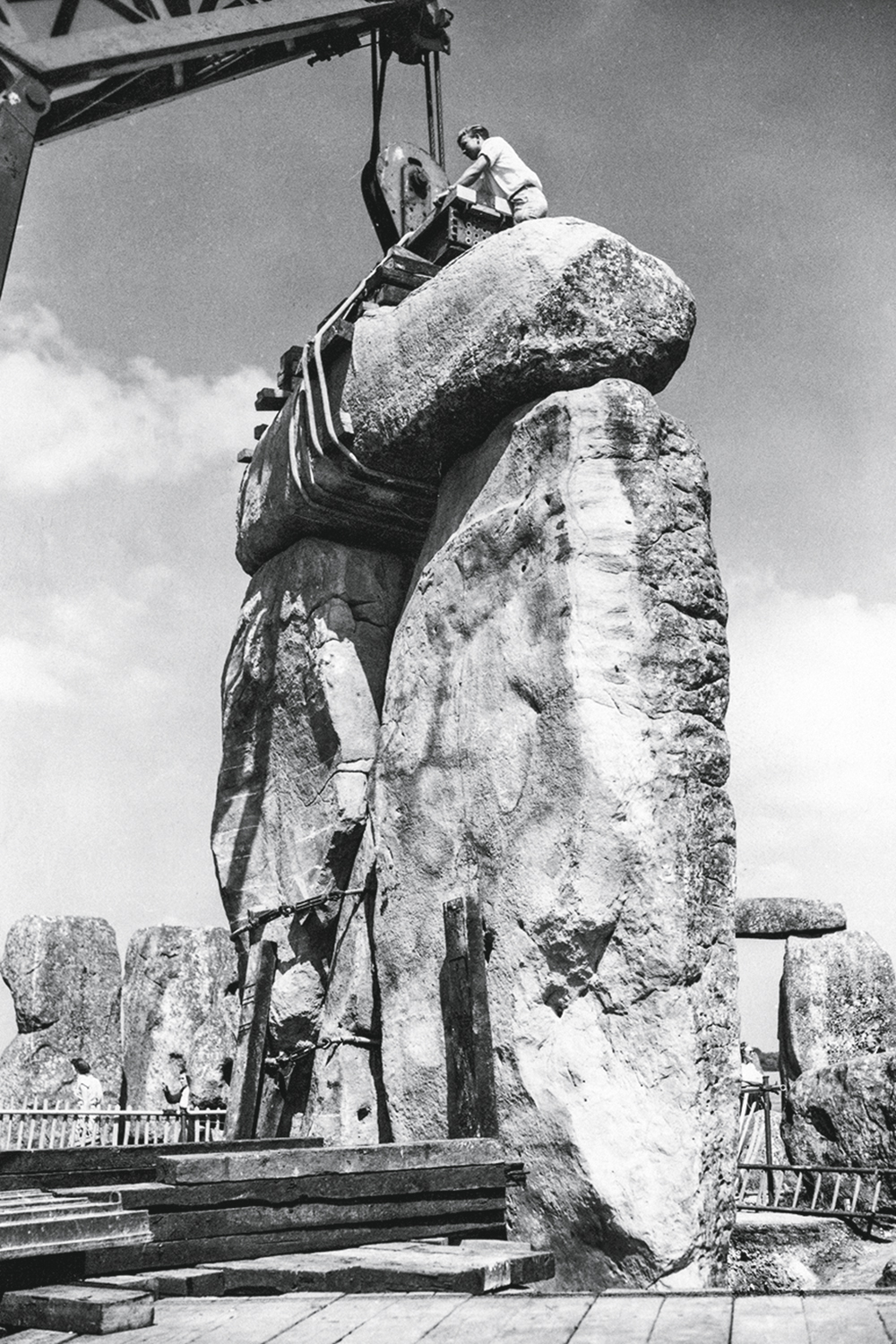 PASSADO -&ensp;No fim dos anos 1950: ao longo da hist&oacute;ria, o local passou por diversos ciclos de manuten&ccedil;&atilde;o -