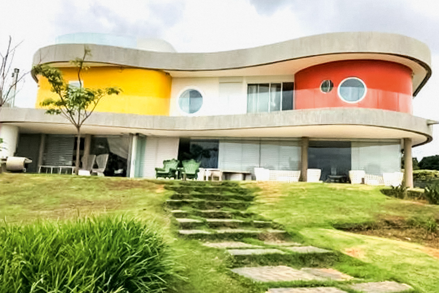 LIT&Iacute;GIO&ensp;- A mans&atilde;o onde morava o casal: avaliada em 50 milh&otilde;es de reais -