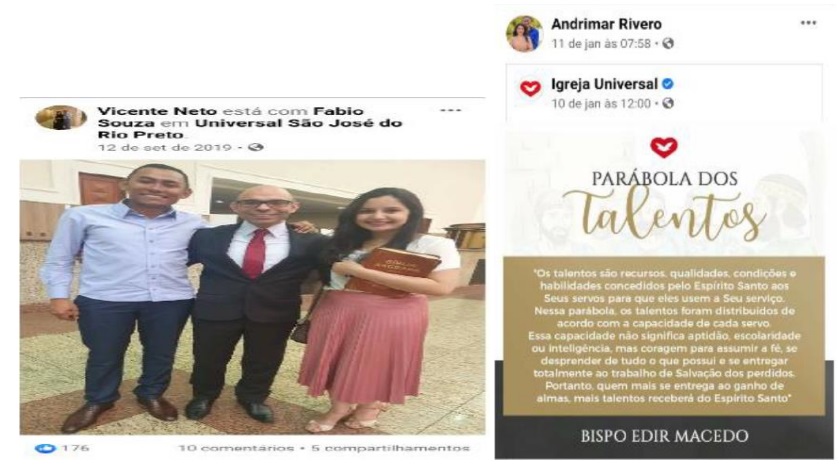 Vicente e Andrimar: dois fervorosos fi&eacute;is da Universal envolvidos no esquema