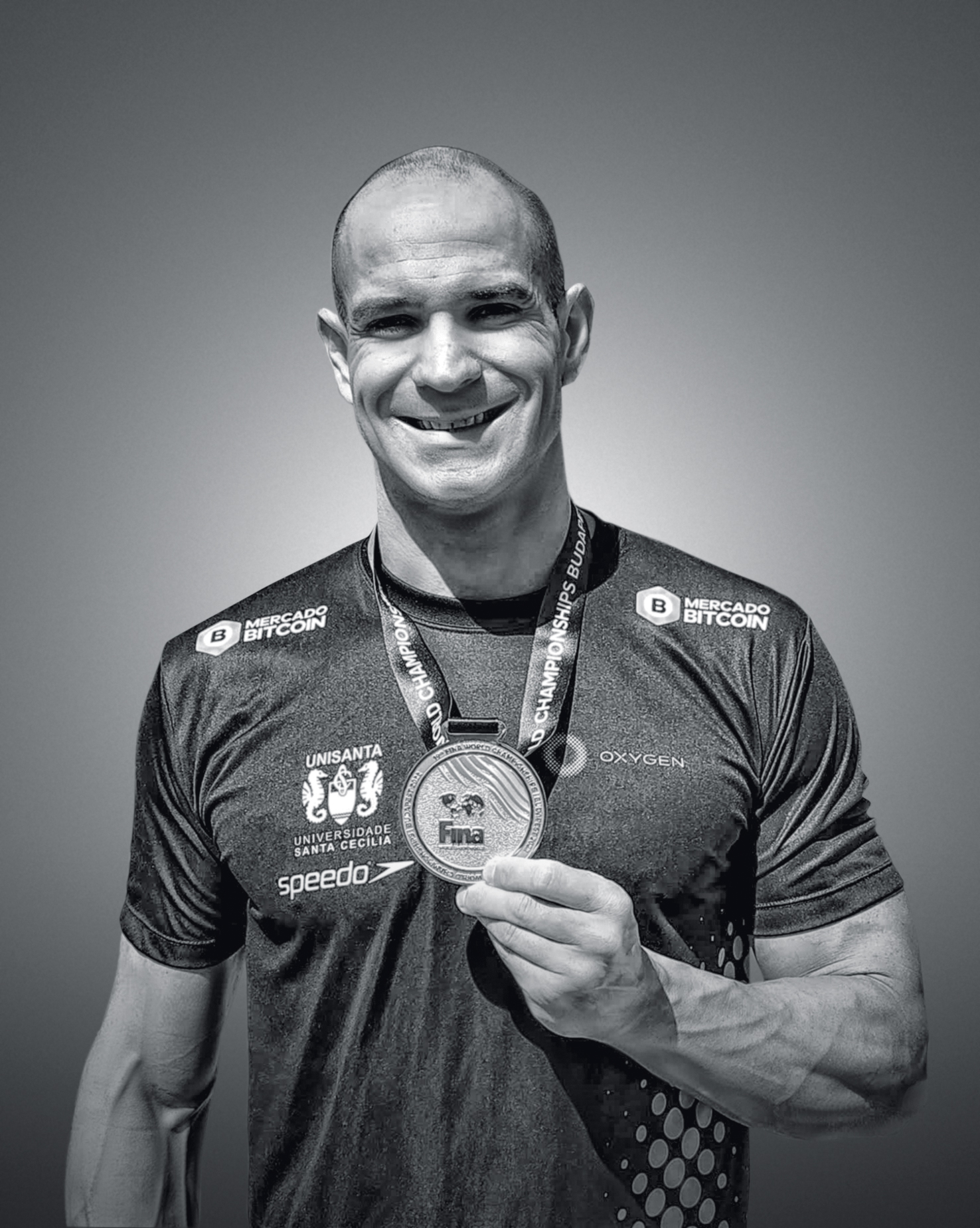 O nadador Nicholas Santos -