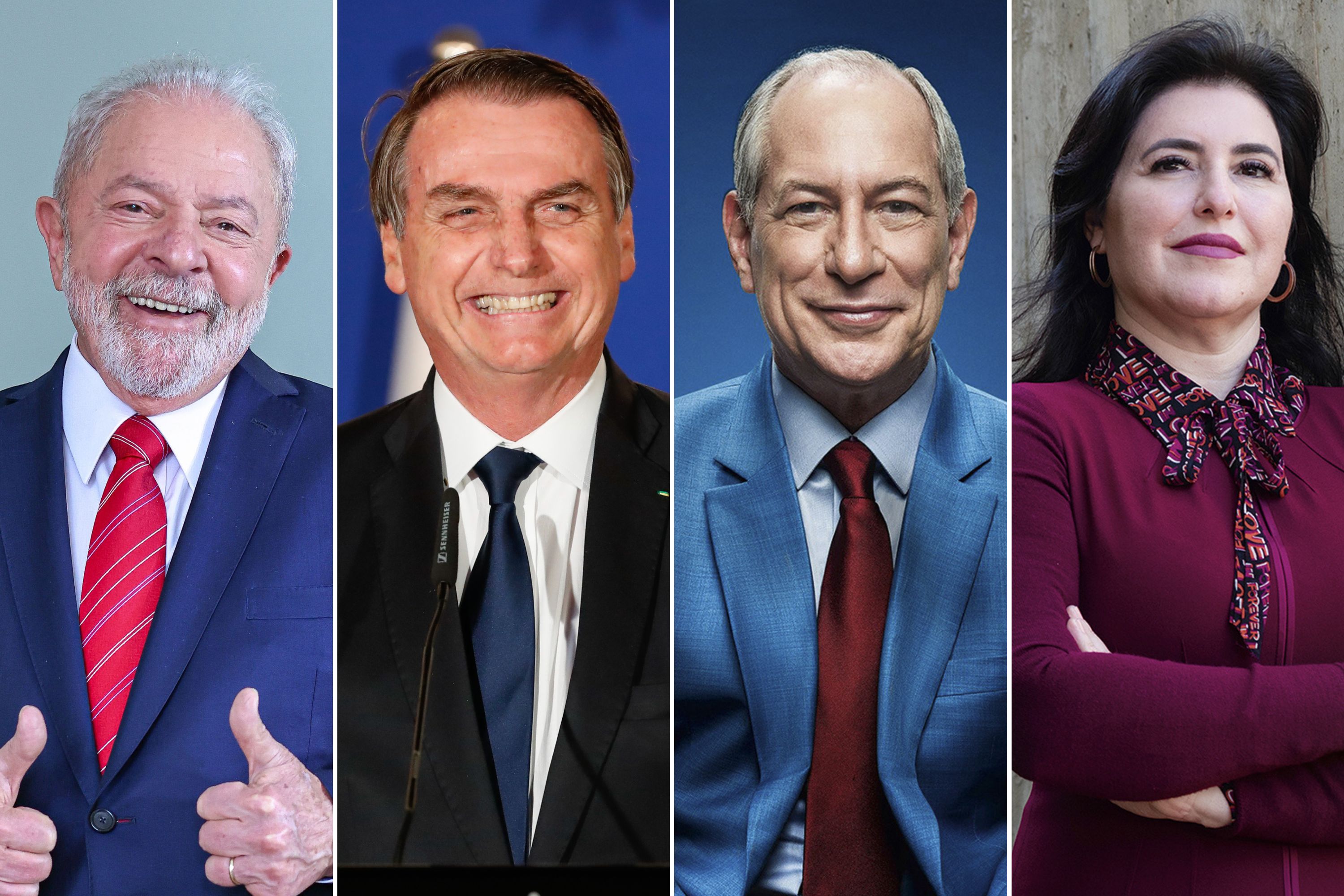 Lula-Bolsonaro-Ciro-Tebet