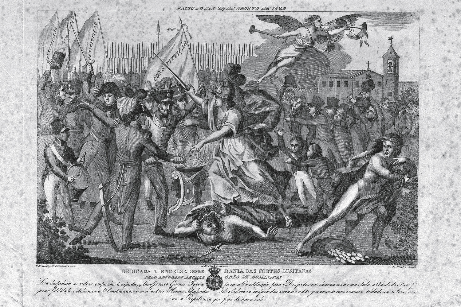 MODELO - Portugu&ecirc;s&ensp;A Revolu&ccedil;&atilde;o do Porto, de 1820: inspira&ccedil;&atilde;o para as mudan&ccedil;as no al&eacute;m-mar brasileiro -