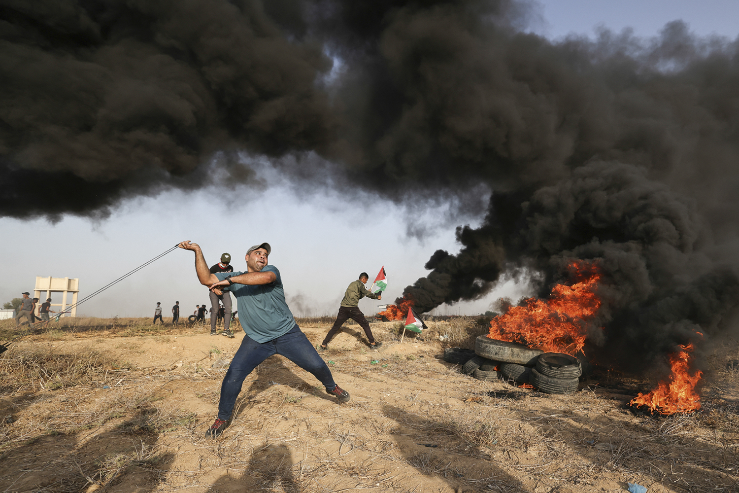 ESCALADA -&ensp;Protesto palestino: a seguran&ccedil;a foi tema da elei&ccedil;&atilde;o -