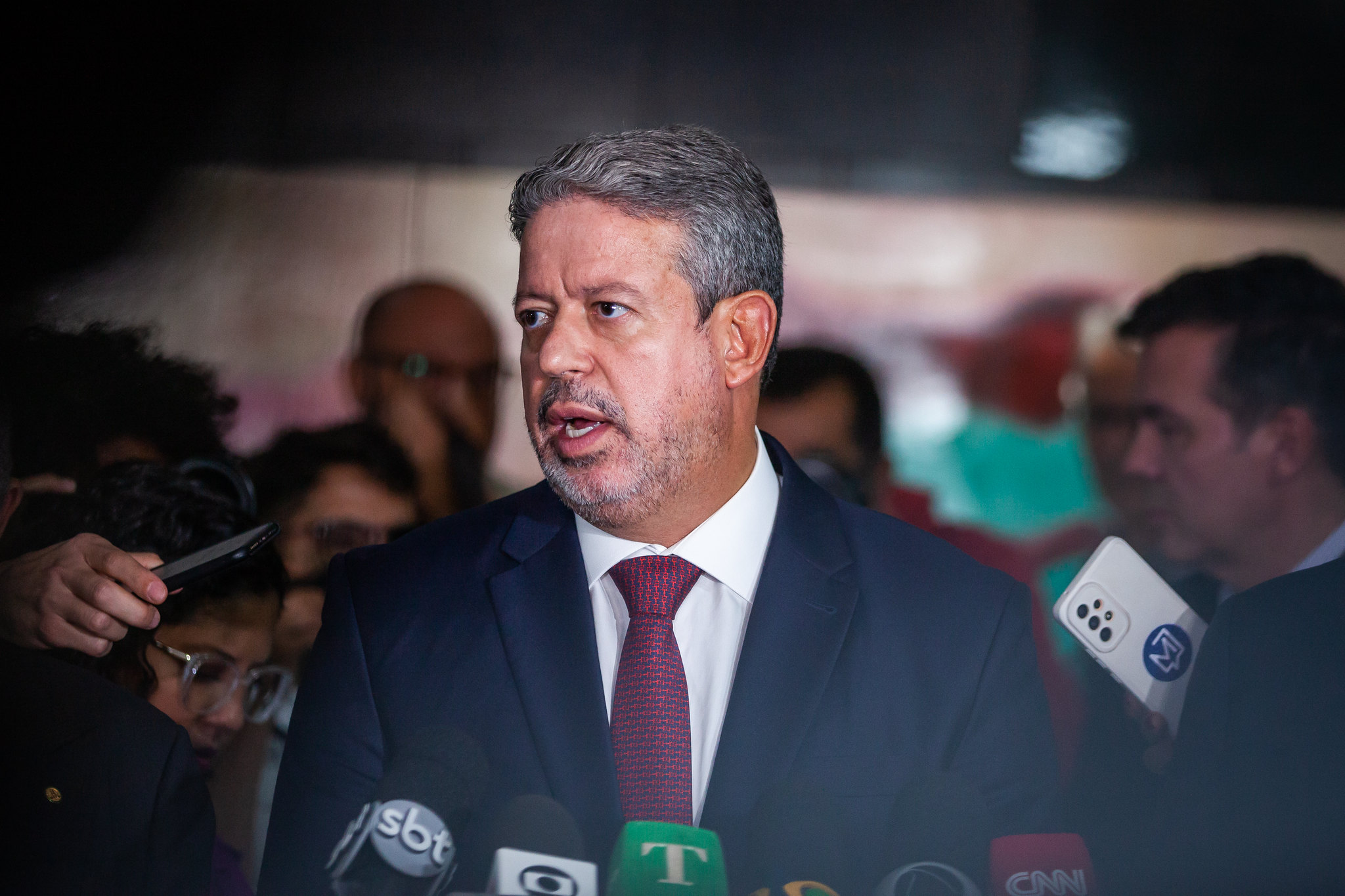 O presidente da Câmara, Arthur Lira