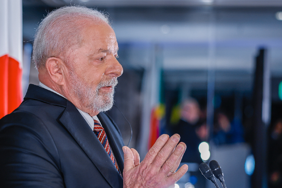 O presidente Luiz Inácio Lula da Silva