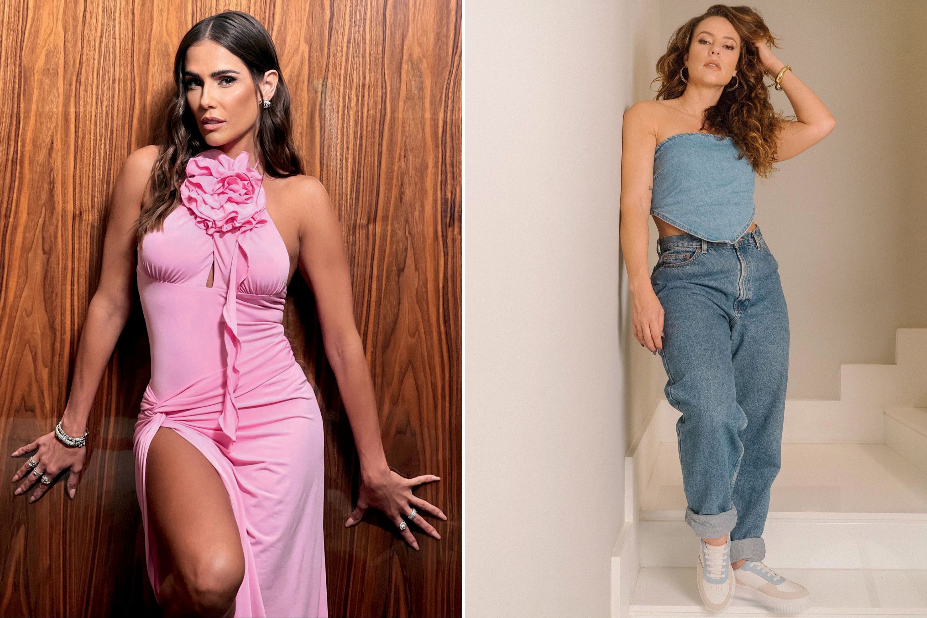 A FICHA CAIU -&ensp;Deborah Secco (acima) e Paolla Oliveira: de bem com aquelas partes &ldquo;inc&ocirc;modas&rdquo;