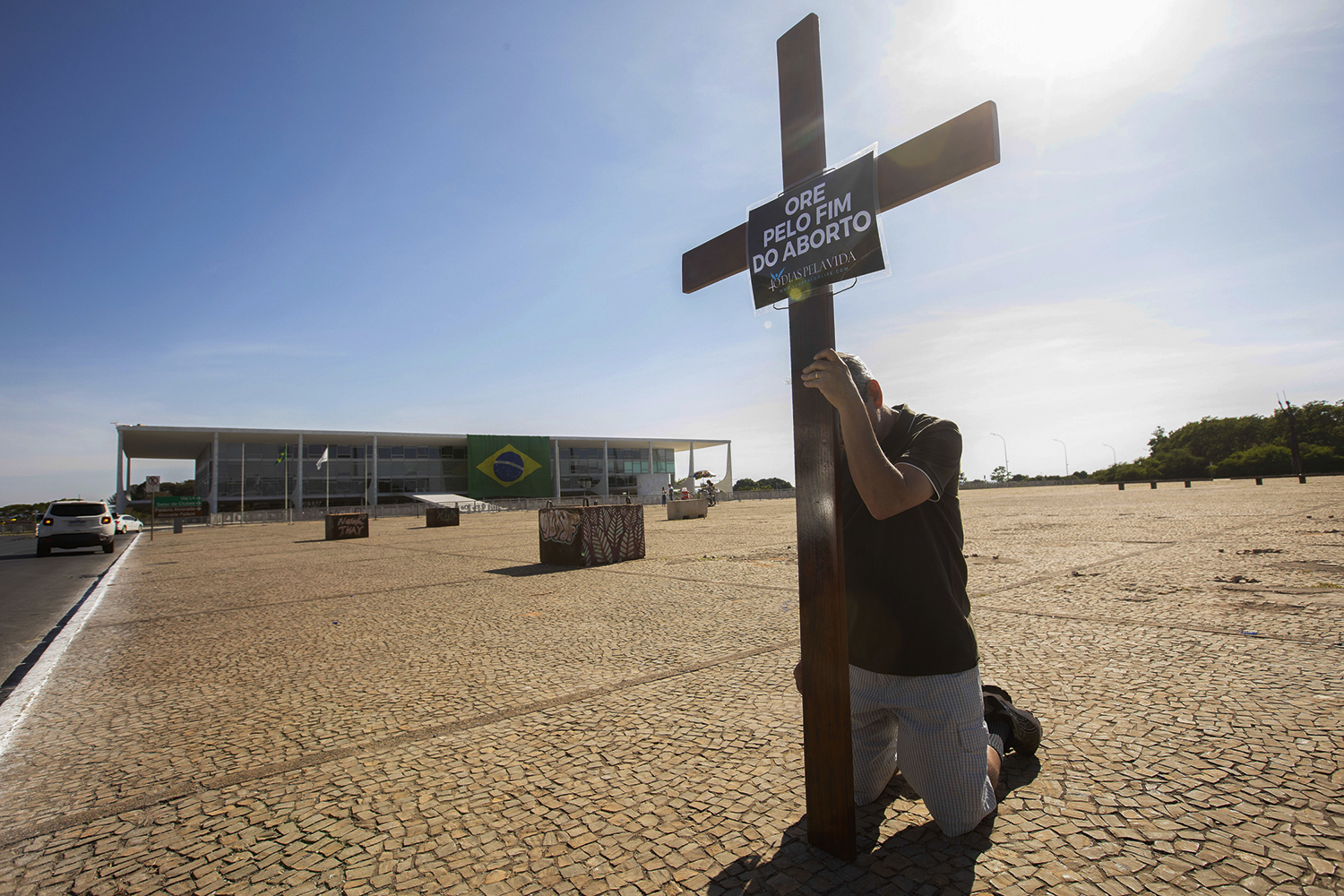 PRESS&Atilde;O -&ensp;Ato contra o aborto em Bras&iacute;lia: pr&oacute;xima pol&ecirc;mica na pauta do STF