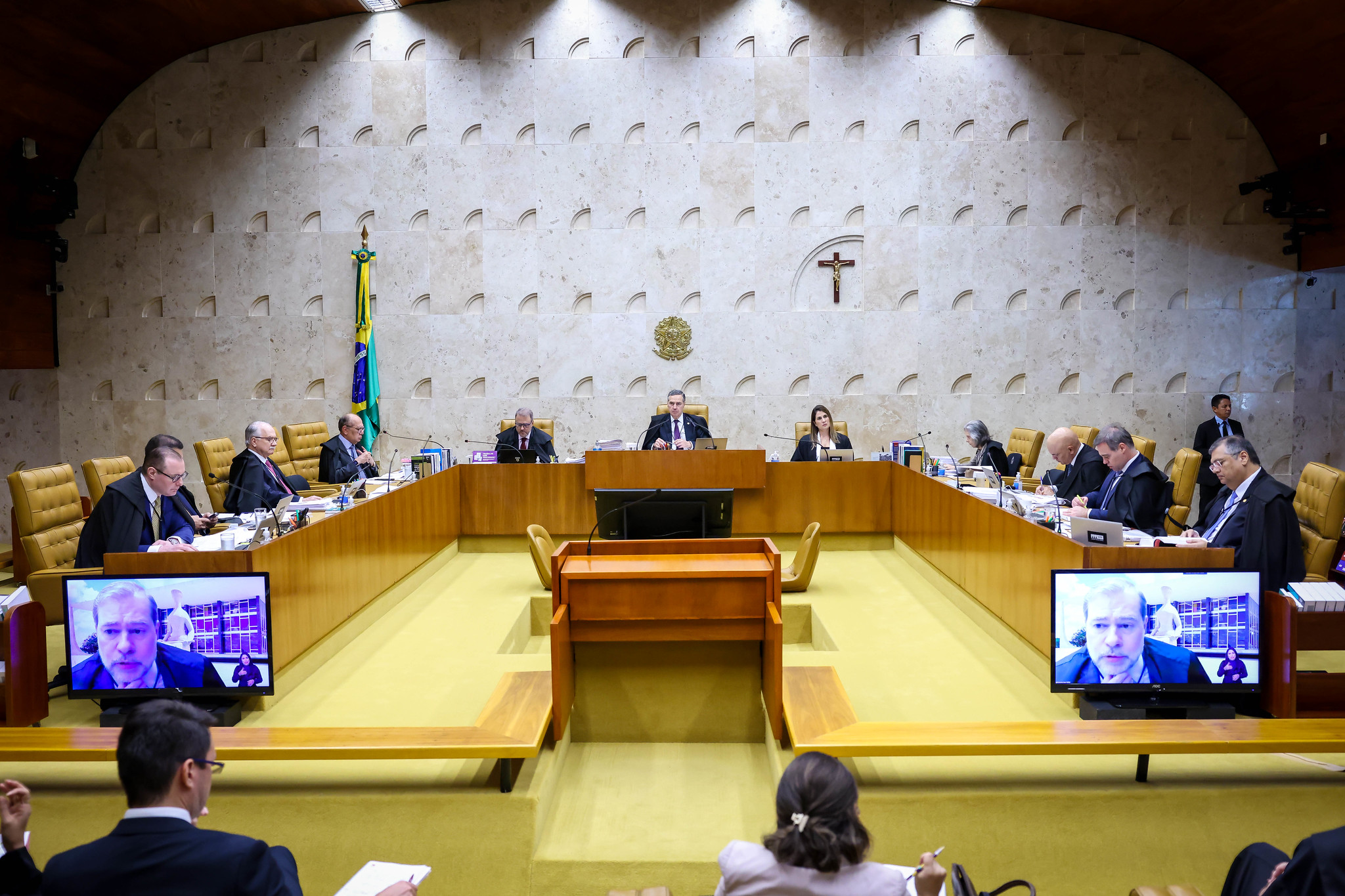 Sessão plenária do Supremo Tribunal Federal, no dia 4 de abril de 2024
