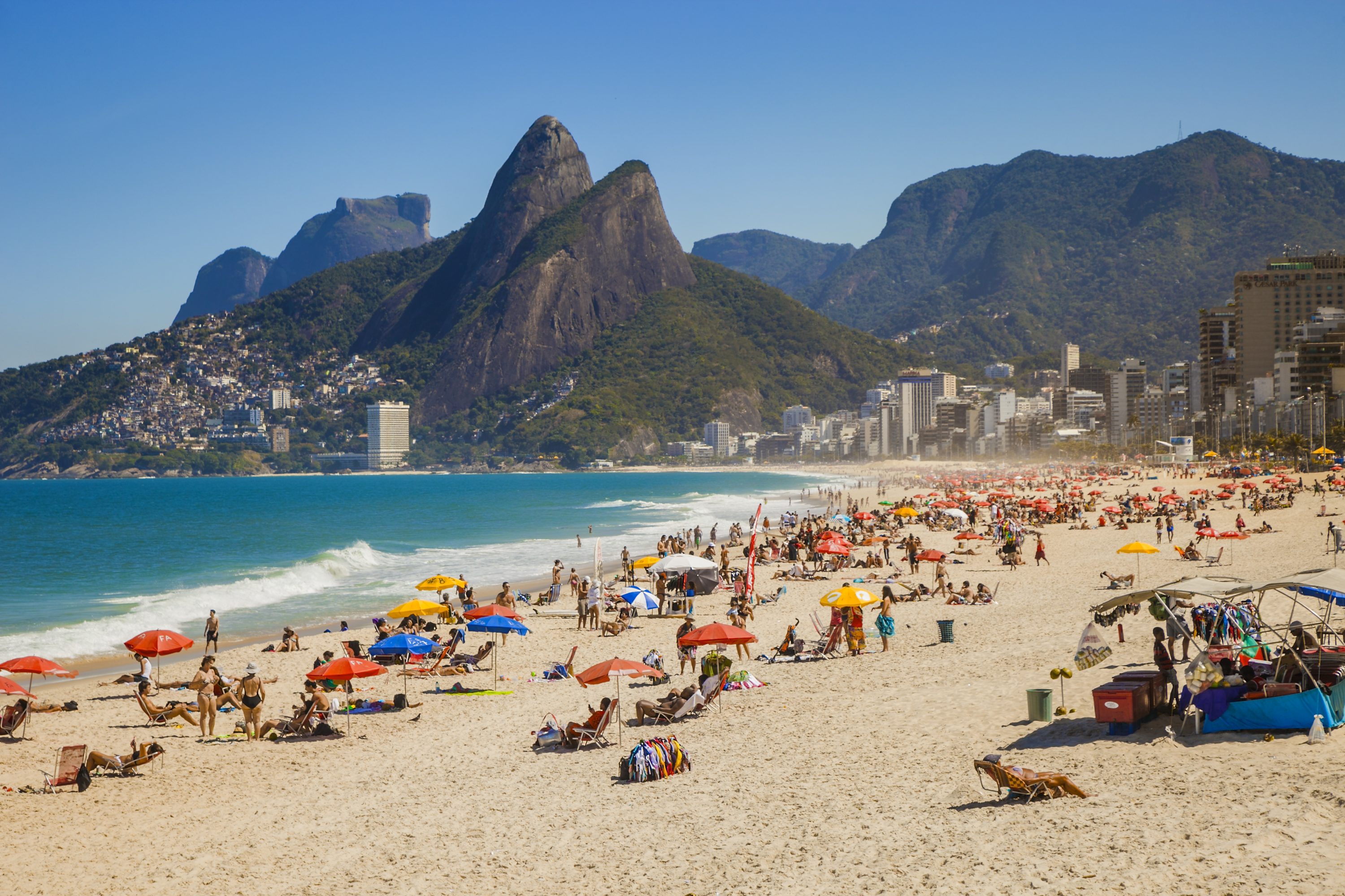 Beaches in Rio de Janeiro.