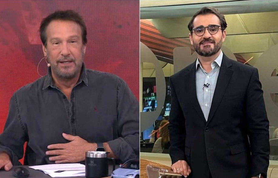 A reação de Marcelo Cosme a piada homofóbica de Emílio Surita