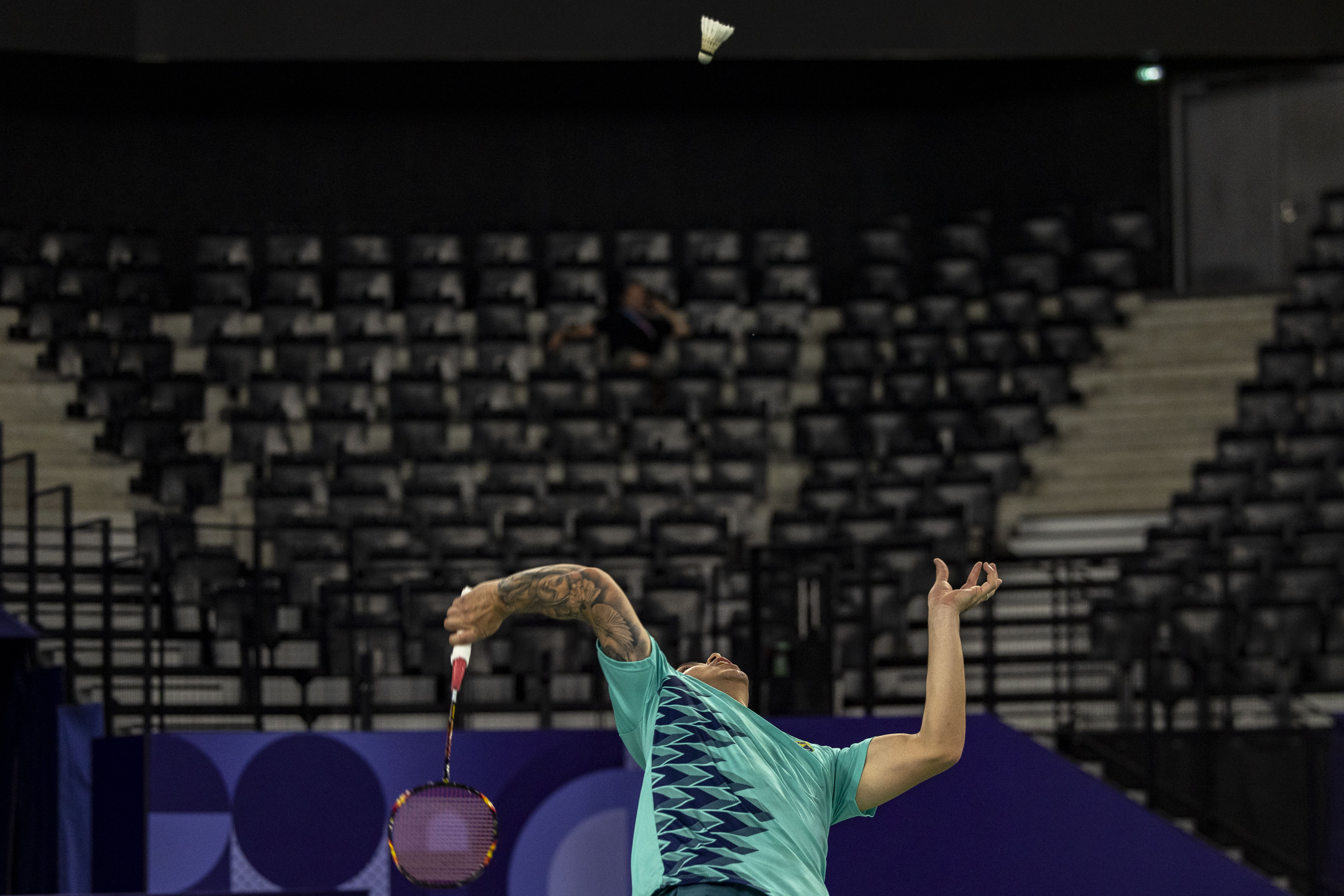 ROG&Eacute;RIO XAVIER DE OLIVEIRA - Paris 2024: Treino do Badminton da Arena Porte de La Chapelle, em Paris