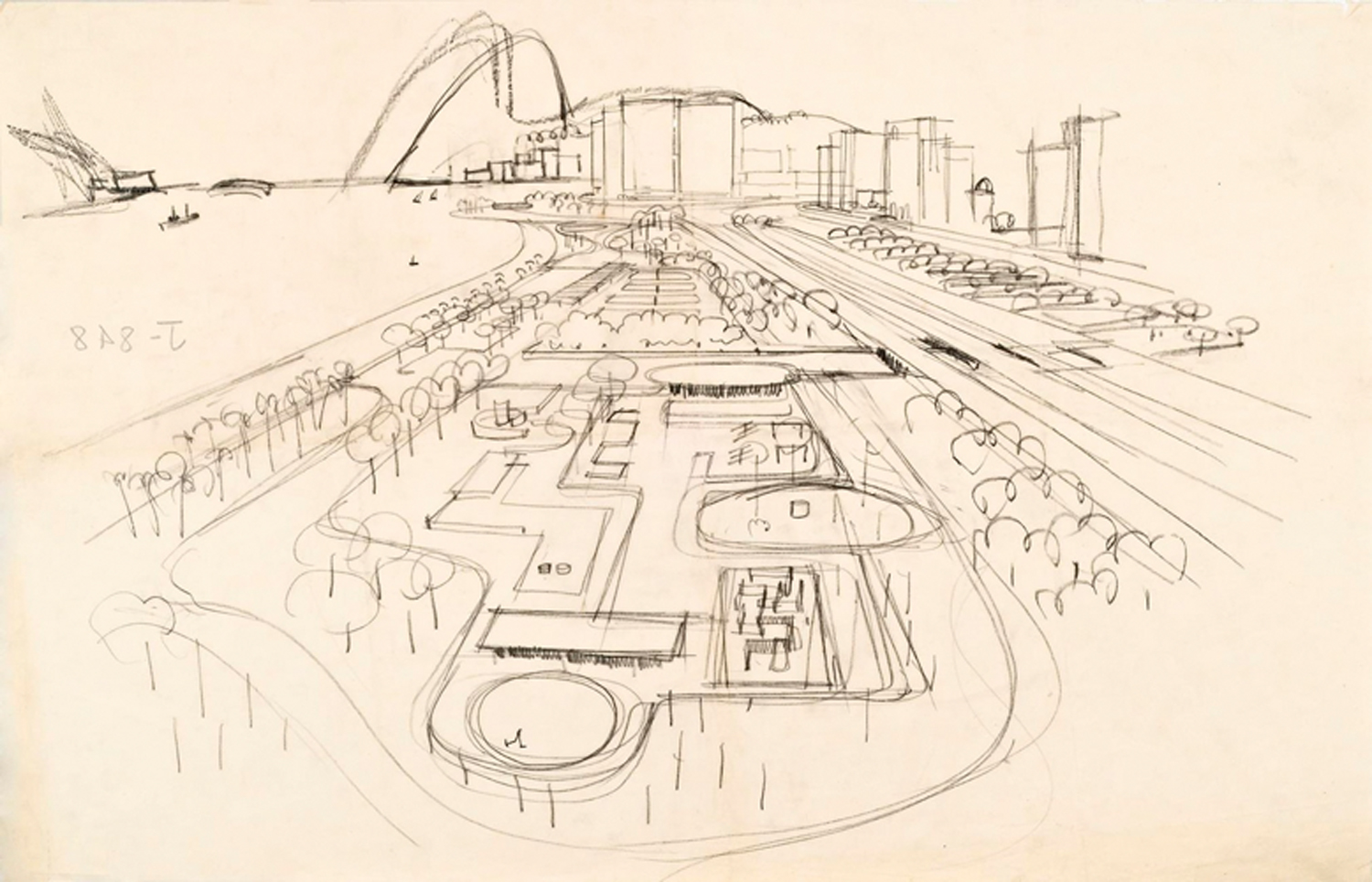 Esbo&ccedil;o de Burle Marx: um dos maiores paisagistas do mundo