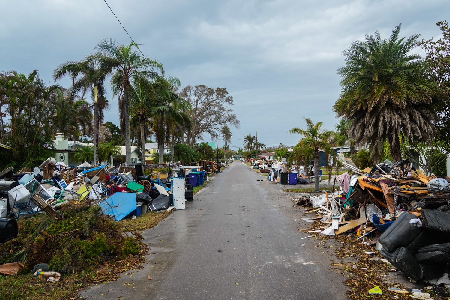 DESASTRE -&ensp;Estragos nos Estados Unidos: milh&otilde;es de pessoas afetadas