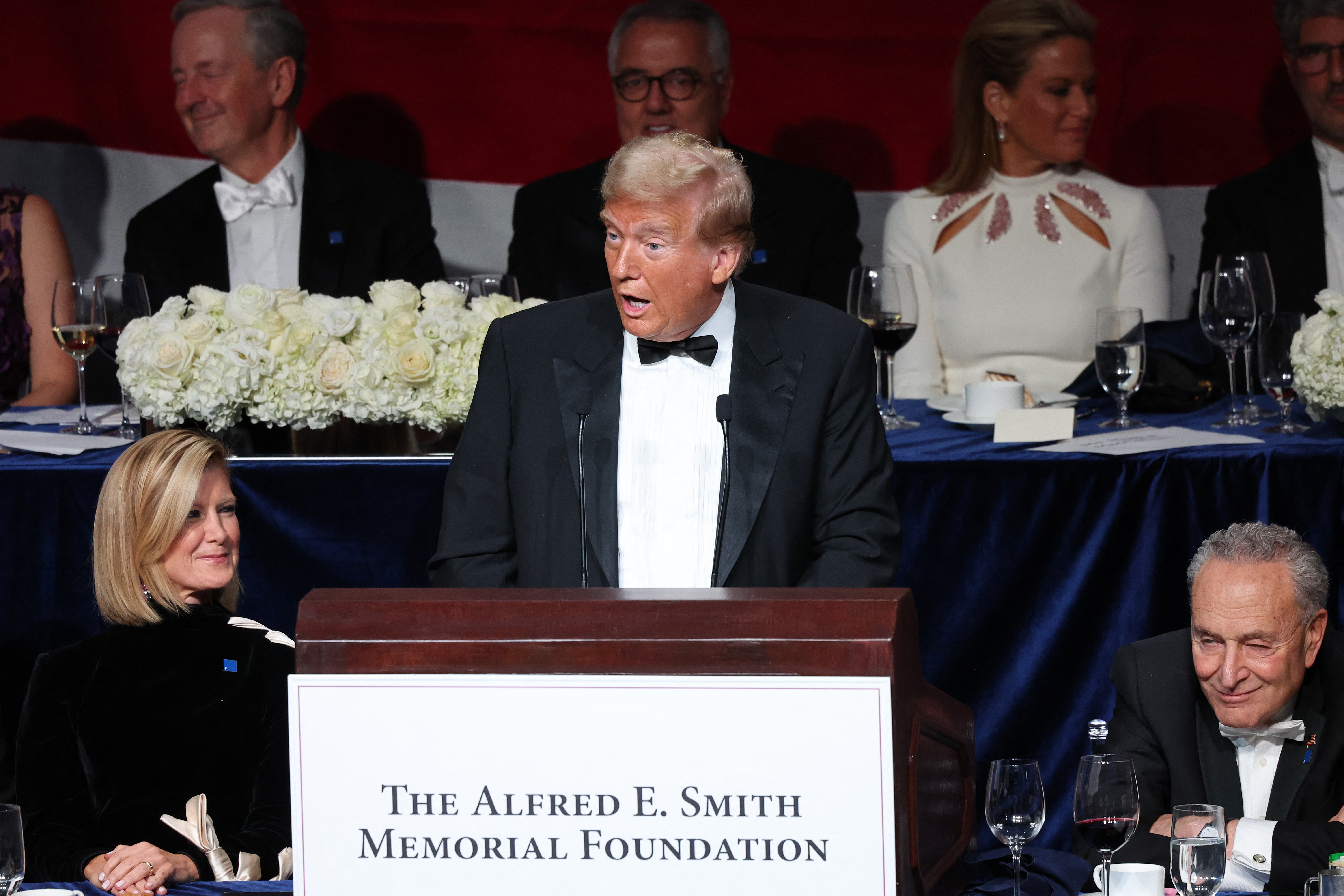Former President Donald Trump Attends Alfred E. Smith Dinner In New York