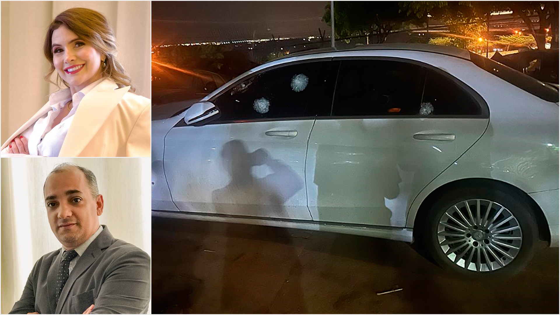 EMBOSCADA -&ensp;Os advogados Joaquim Pereira Neto, ex-presidente regional do PRTB, e Patr&iacute;cia Reitter, consultora jur&iacute;dica: a dupla sofreu atentado a tiros em Bras&iacute;lia depois de revelar detalhes de uma suposta infiltra&ccedil;&atilde;o da organiza&ccedil;&atilde;o criminosa no partido