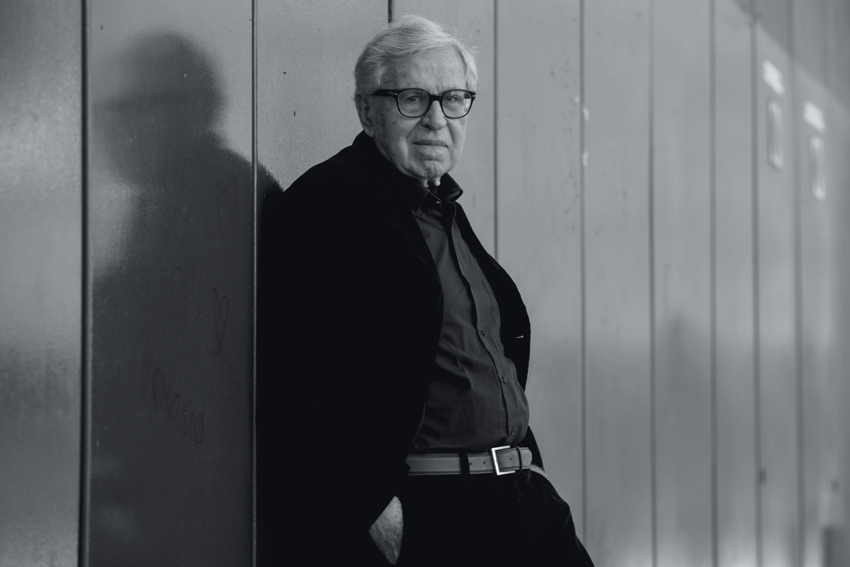 GRAF6738. BARCELONA, 05/04/2018.- El realizador italiano Paolo Taviani posa para los medios de comunicaci&oacute;n antes de presentar en la Filmoteca de Catalunya el ciclo 