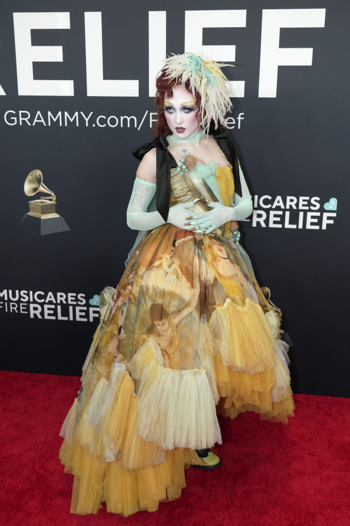 Chappell Roan veste vintage alta-costura Jean Paul Gaultier