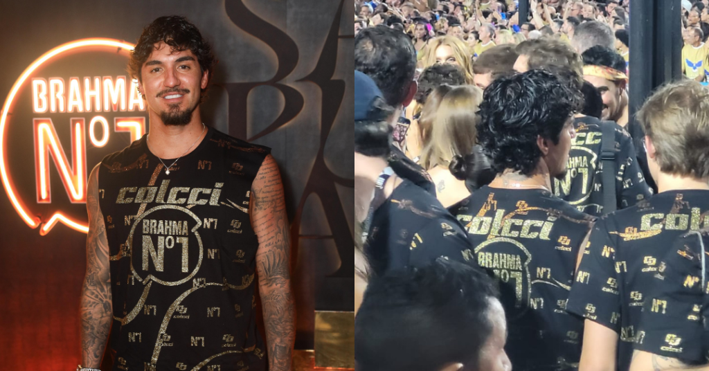 A noitada de Gabriel Medina no final do Carnaval do Rio