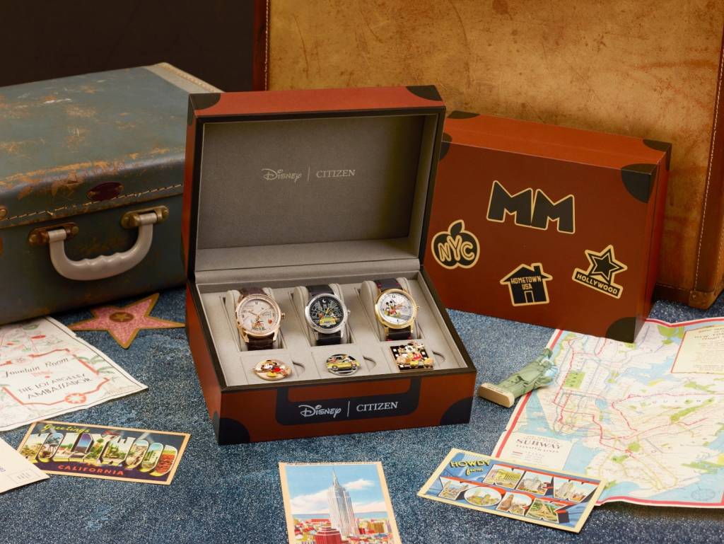 Citizen lança no Brasil coleção de relógios inspirados em personagens da Disney