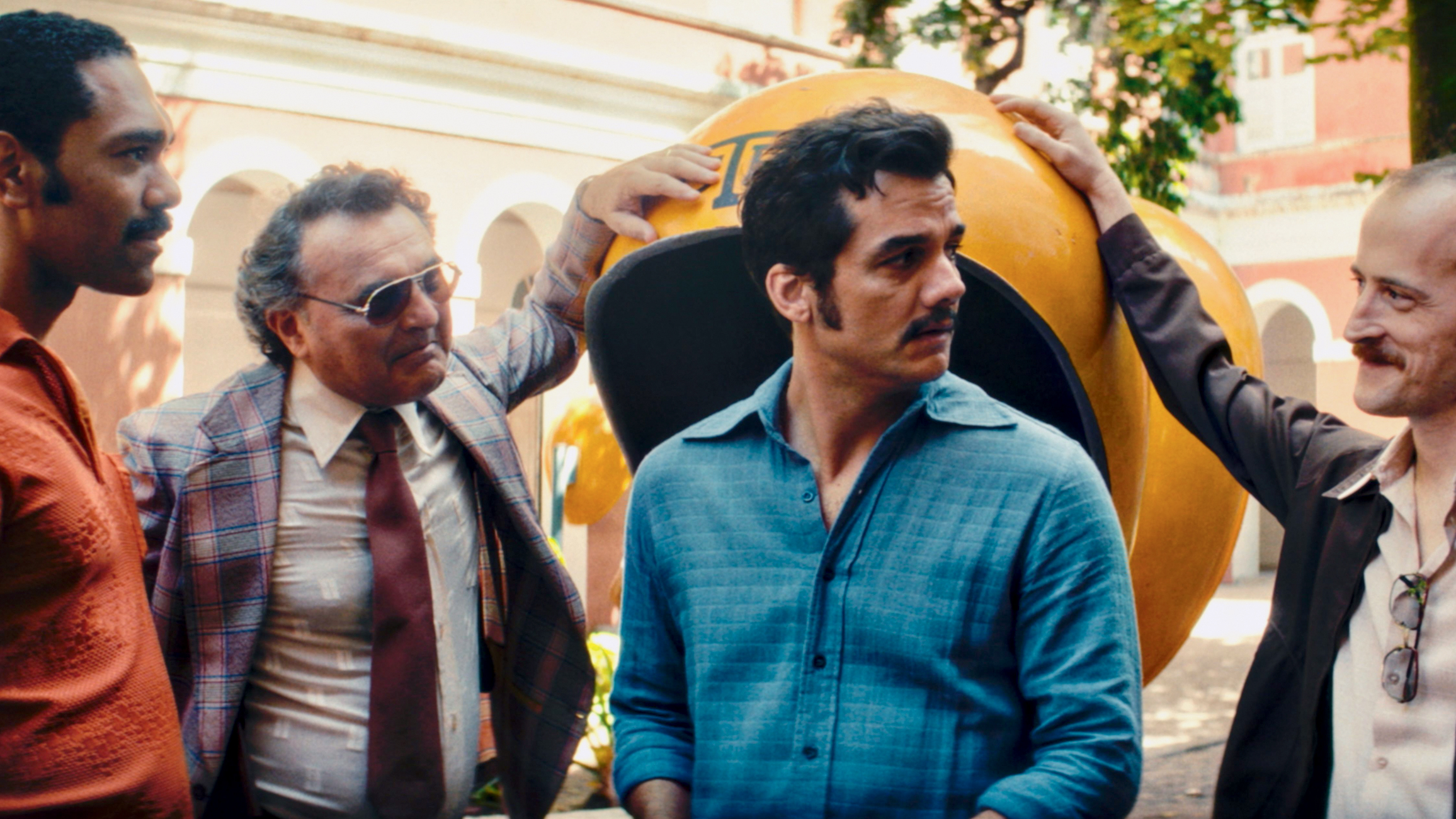 HOLOFOTE - Moura no filme: o ator vem circulando em meios de prestígio