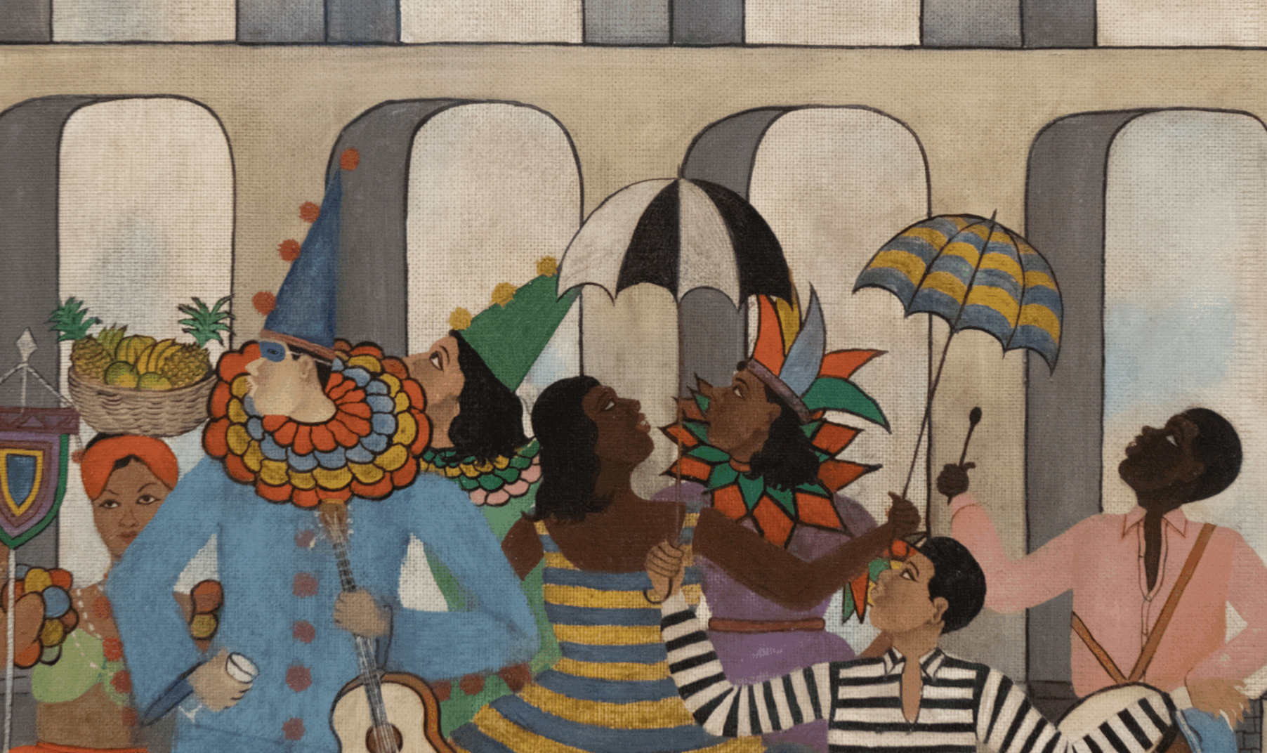 Heitor dos Prazeres, Sem título, 1960, óleo sobre tela. Cortesia Almeida & Dale