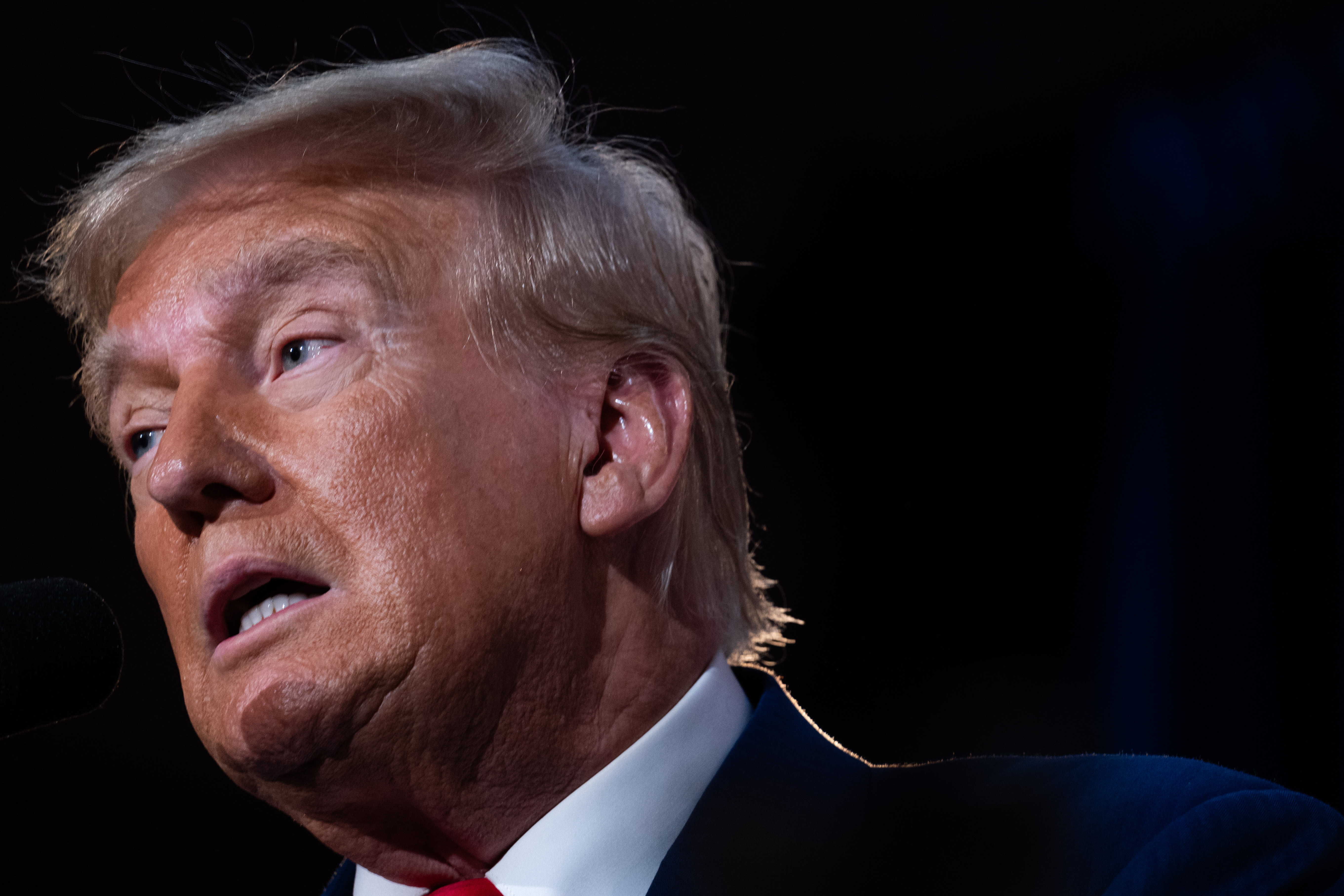 Donald Trump Speaks At The Economic Club Of New York